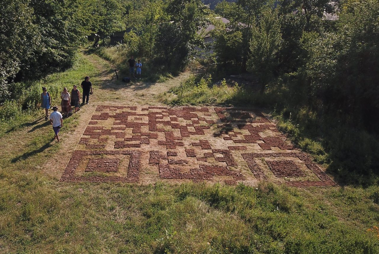 Cristian Seusan / RO, "QR code of Nature", Gabrovtsi ART-NATURE Symposium 2021