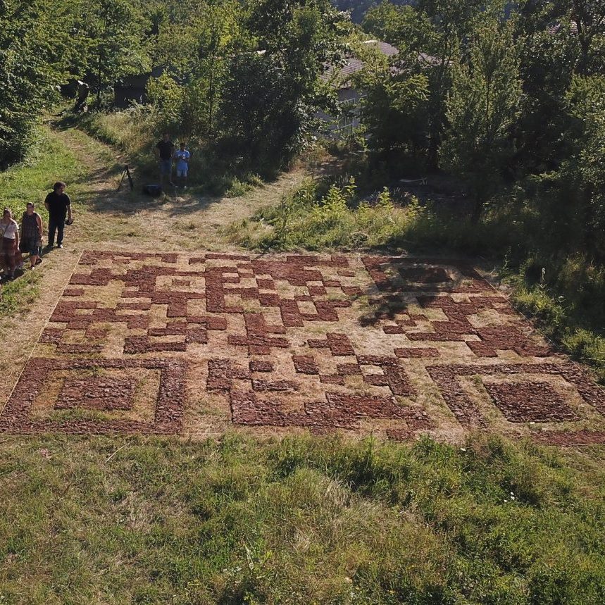 Cristian Seusan / RO, "QR code of Nature", Gabrovtsi ART-NATURE Symposium 2021